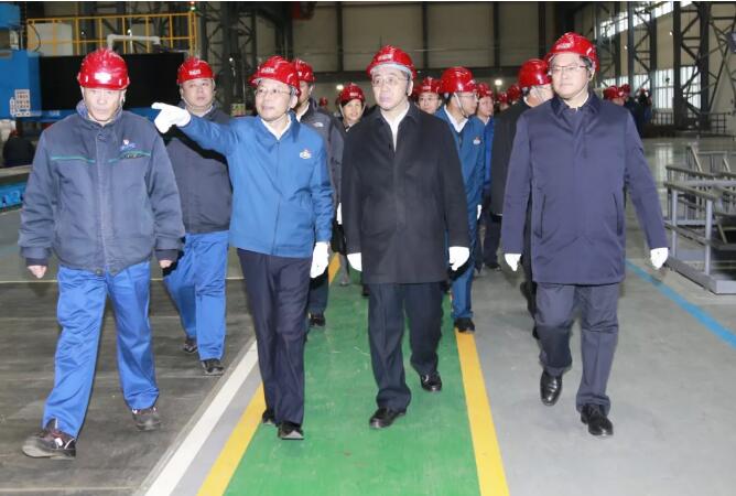 雷凡培、楊金成到渤船集團(tuán)調(diào)研