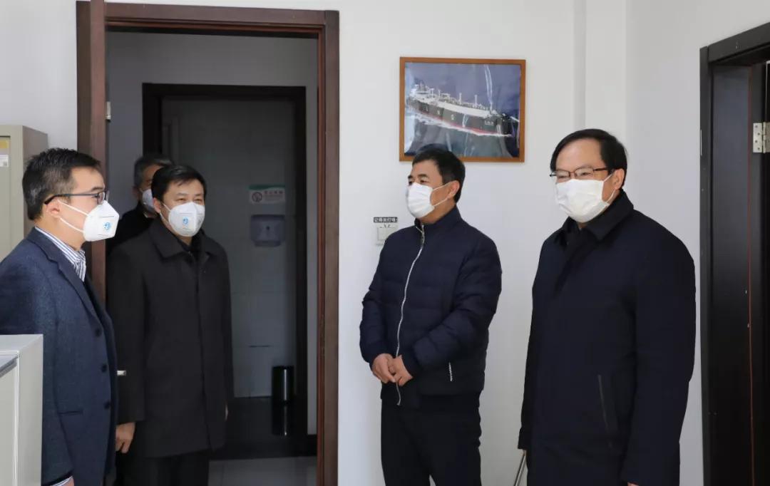 楊金成到長城電子、綜合院檢查指導疫情防控和復工復產工作